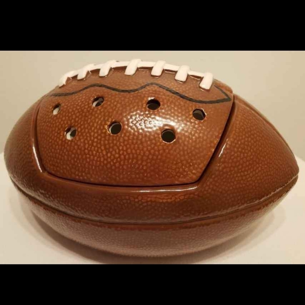 Scentsy Touchdown Football Full Size Wax Warmer Retired Man Cave